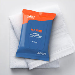 5-pack 15CT Wipes | Acidified Deodorant Wipes