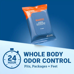 3-pack 15CT Wipes | Acidified Deodorant Wipes