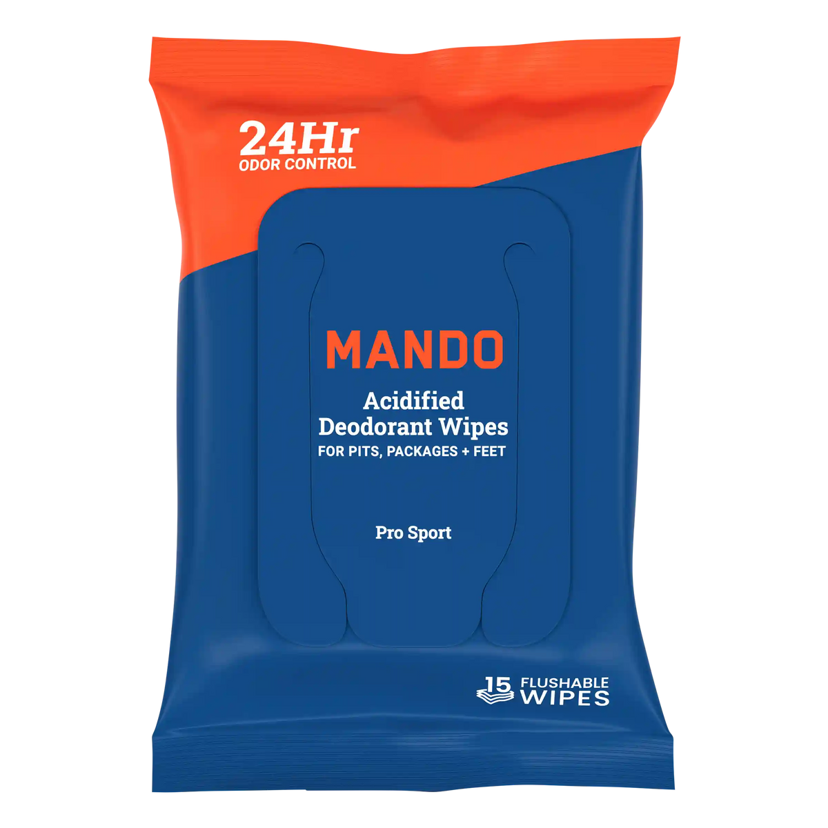 15CT Wipes | Acidified Deodorant Wipes